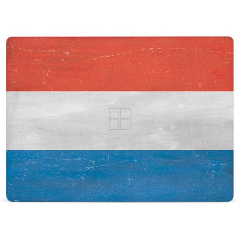 Netherlands Flag Distressed Surface Laptop 3 13.5in Skin